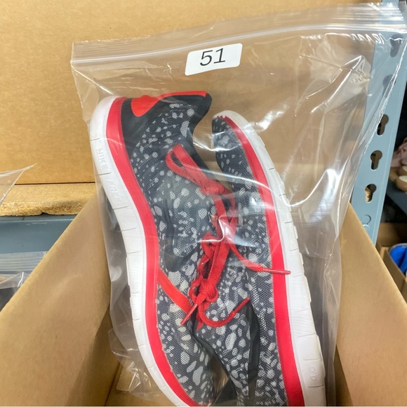 Nike Free 4.0 Print Black/Red/Gray Running Shoes 729818-002 Men's Size 11 - Picture 14 of 14